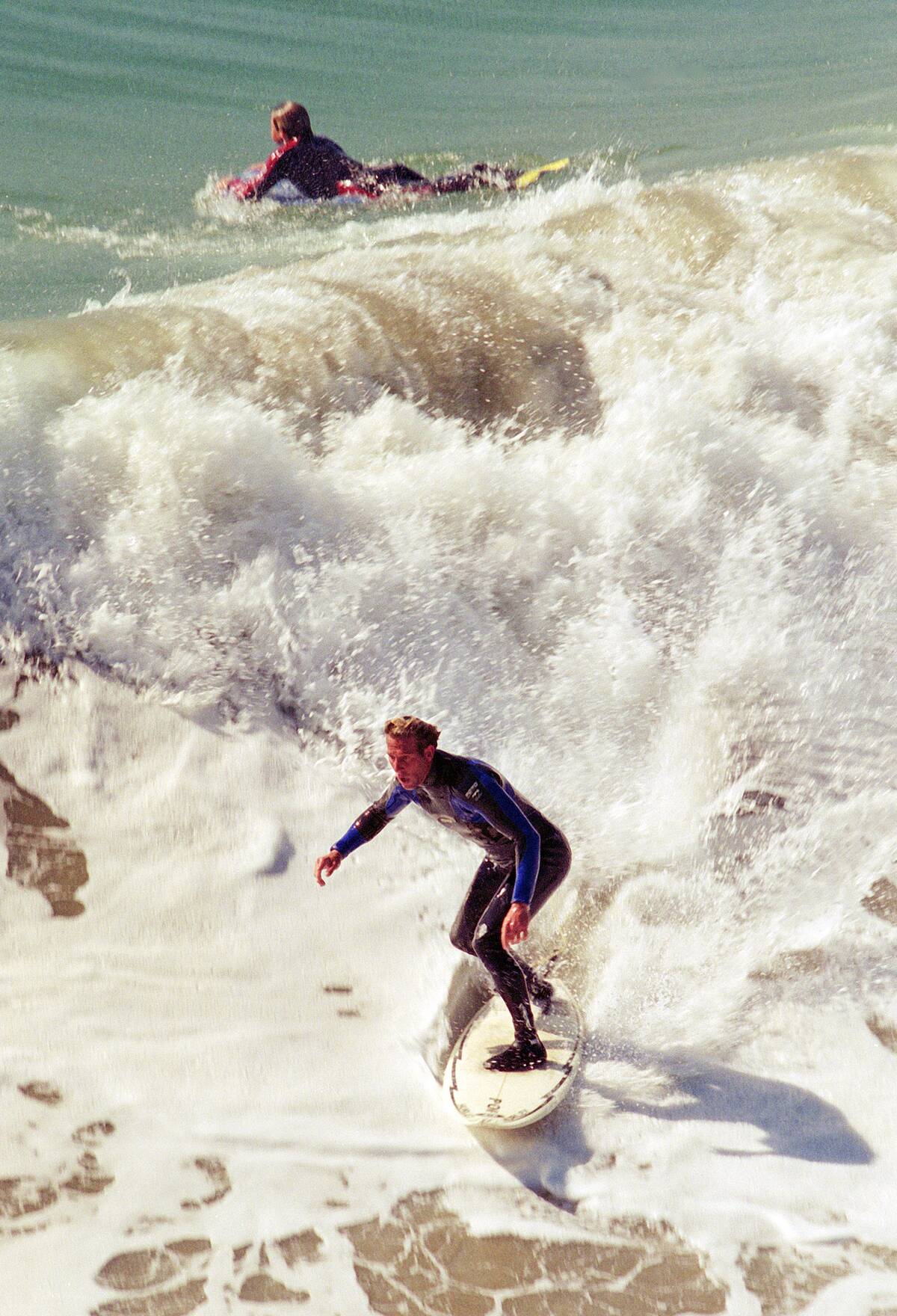 Surfing At Huntington Beach (CA)