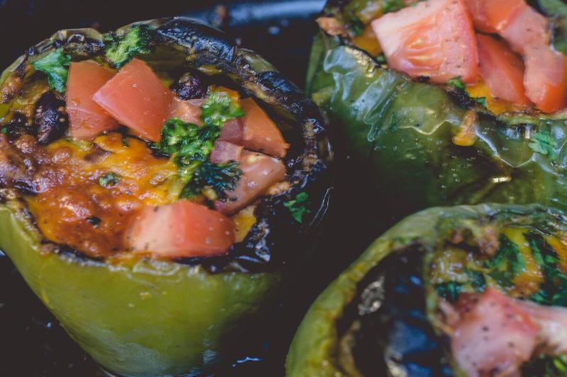 Stuffed peppers.