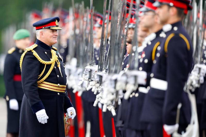 The Sovereign's Parade At The Royal Military Academy