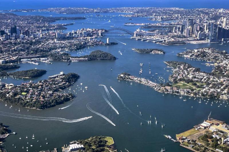 TOPSHOT-AUSTRALIA-SYDNEY HARBOUR