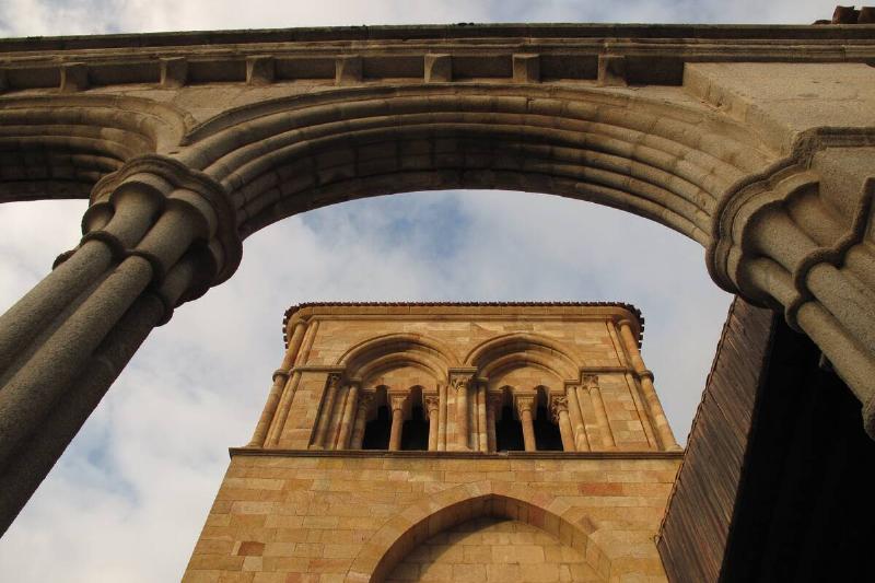 Tower of the Basilica of San Vicente de Avila, World Heritage City, UNESCO, Castilla y Leon