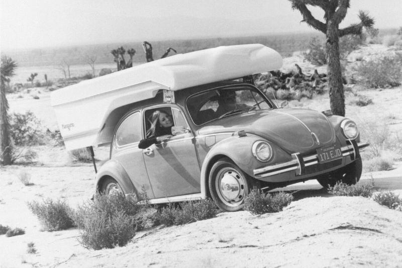 Volkswagen Bug with Kangaroo Camper