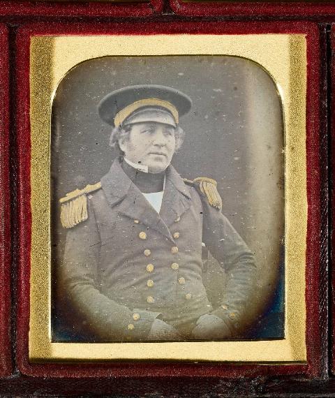 Daguerreotypes of Francis Rawdon Moira Crozier, Captain, HMS Terror.