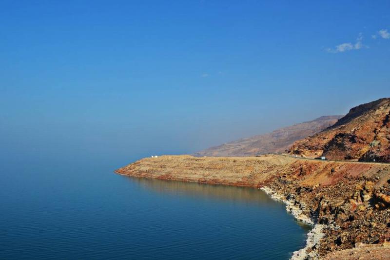 The Dead Sea from Jordan. 