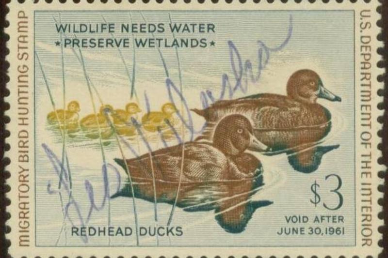 The 1960 Federal duck stamp. 