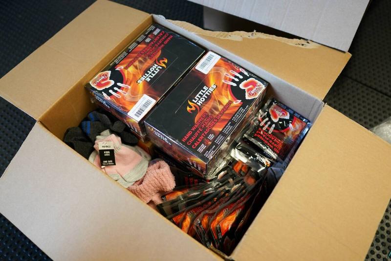 Box of hand warmers.