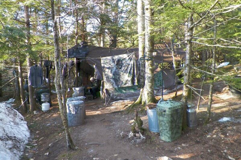 North Pond Hermit camp.