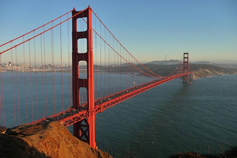 Golden Gate bridge. 