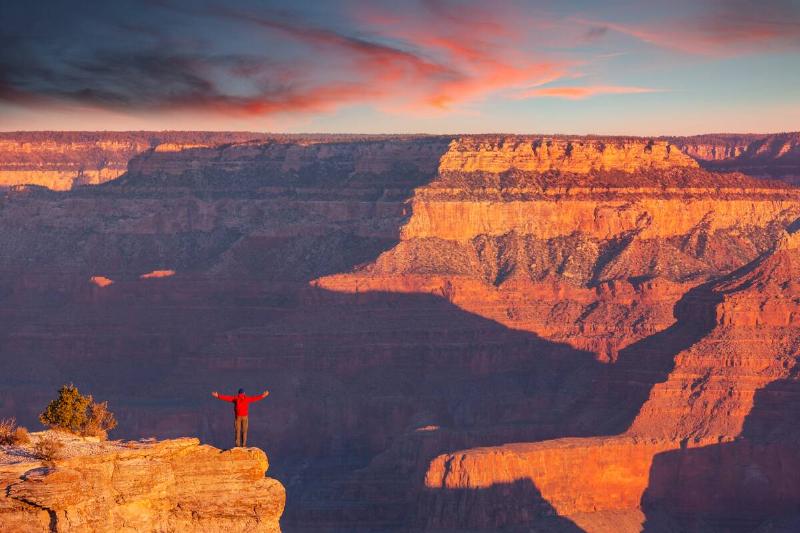 Hike in the Grand Canyon. 