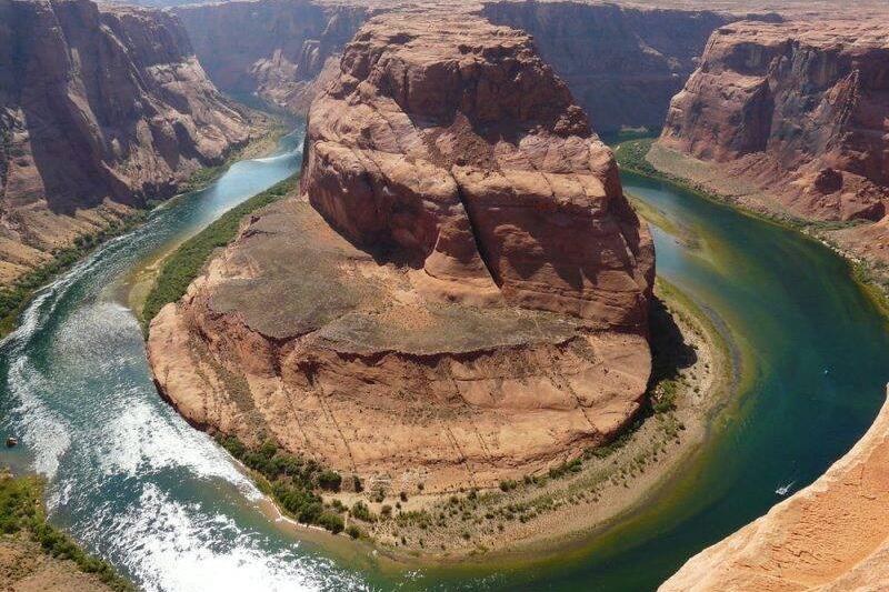 Horseshoe bend, Colorado River. 