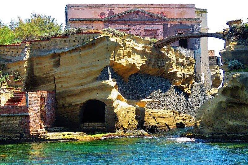 The villa on the island