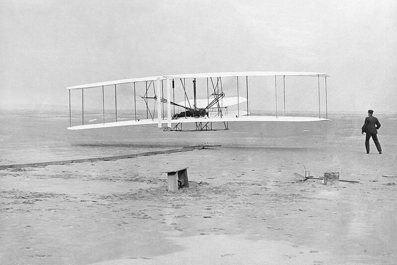 The Wright Brother's and their famous first flight.