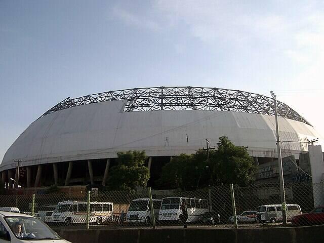 Partially-dismantled exterior of the Toreo de Cuatro Caminos