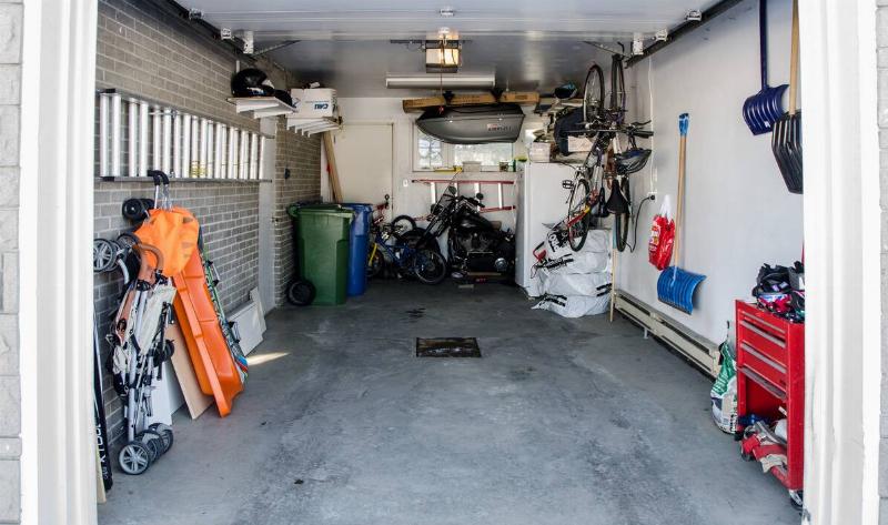 An organized garage.