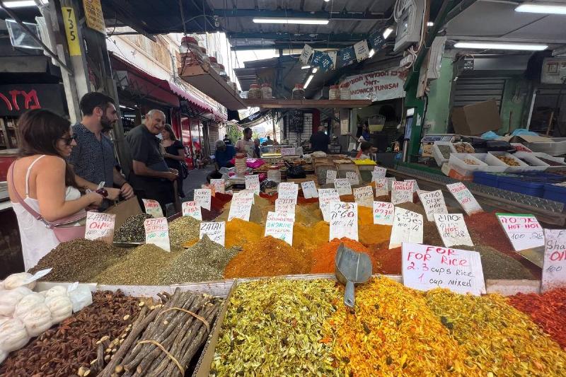 Carmel Market Stalls