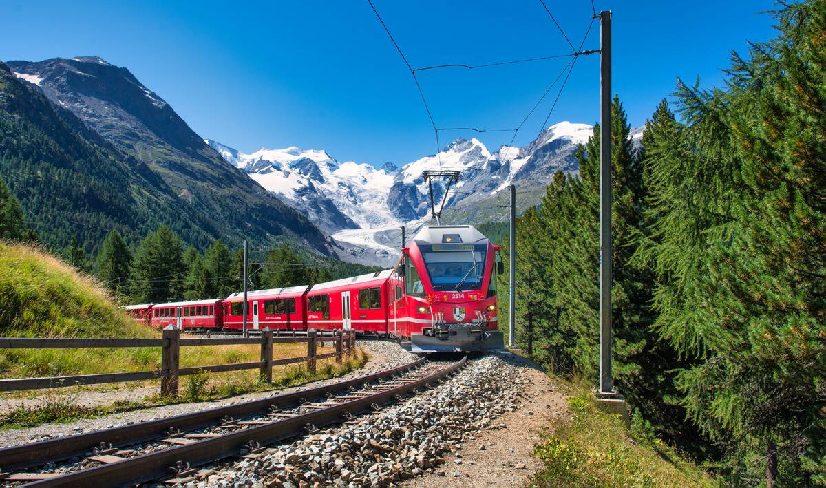 A beautiful train ride.