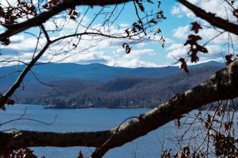The Blue Ridge Mountains.