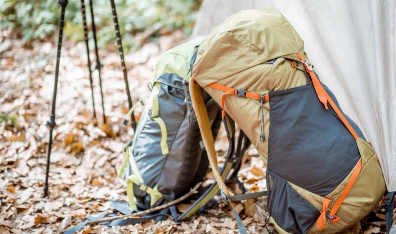 Two full backpacking packs.