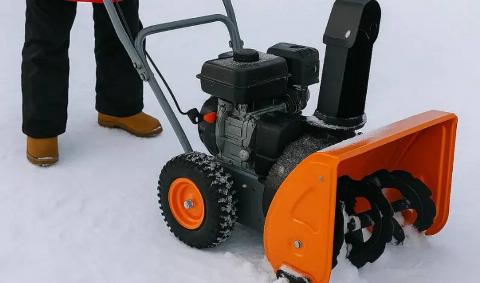 An electric snowblower.