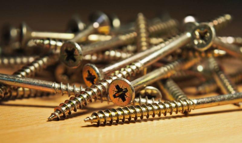 A pile of loose screws.