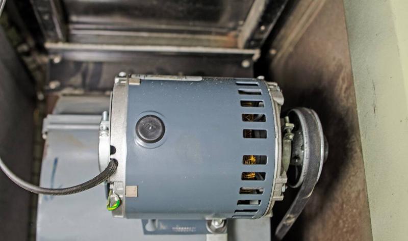 A furnace motor.
