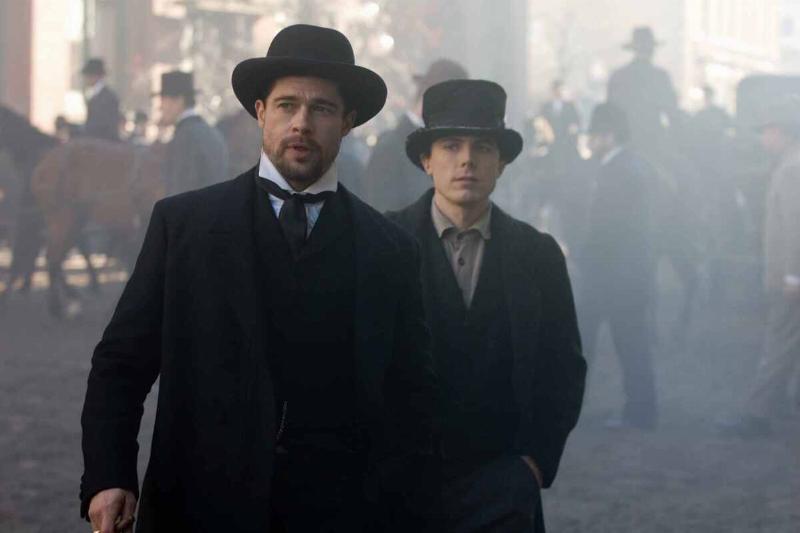 Brad Pitt and Casey Affleck as Jesse James and Robert Ford in 'The Assassination of Jesse James by the Coward Robert Ford'
