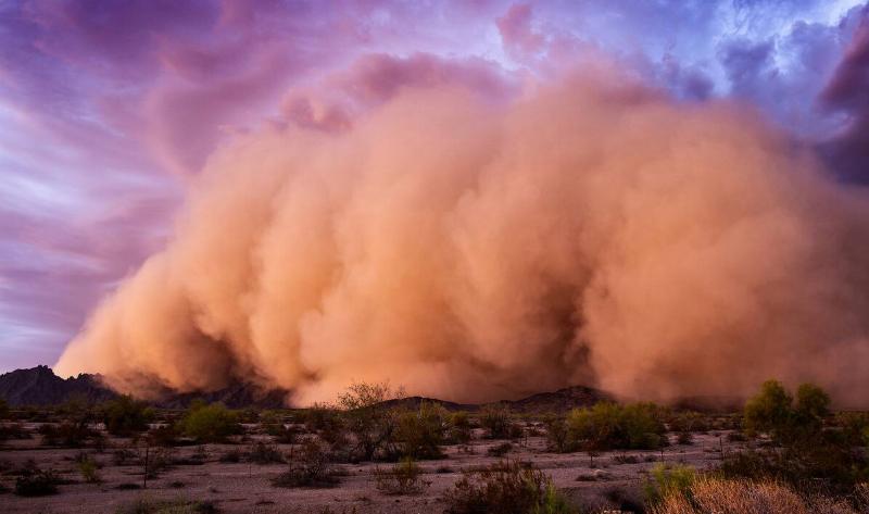A haboob storm.