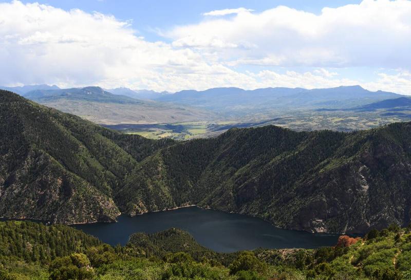 Black Canyon of the Gunnison National Park on July 29, 2020 in GUNNISON, Colorado.
