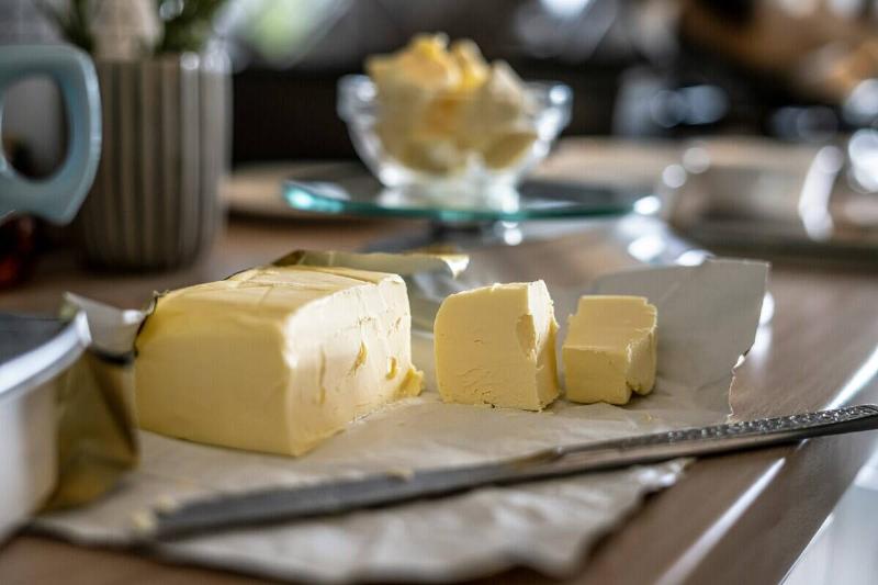 Stick of butter cut into pieces