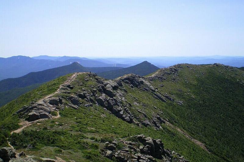 The Franconia Ridge, a section of the Appalachian Trail.