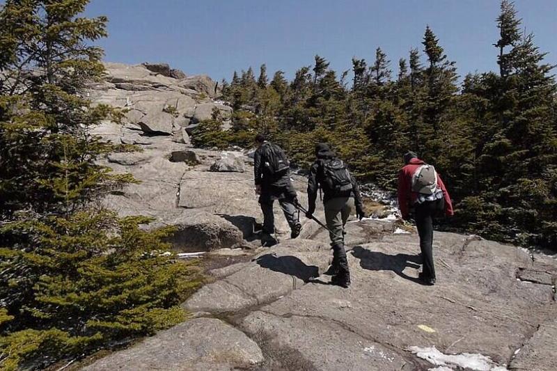 Cascade Mountain ascent, approaching the top.