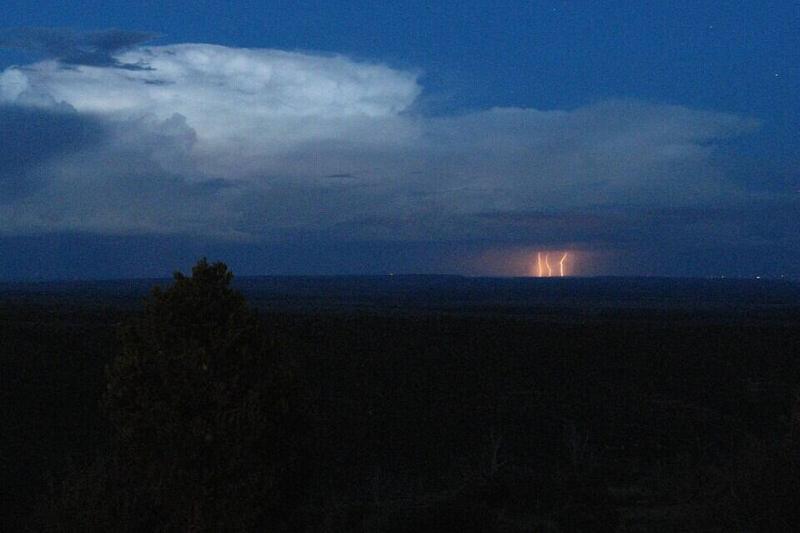 Lightning Storm as Seen from Far View Lodge, Mesa Verde National Park, Colorado.
