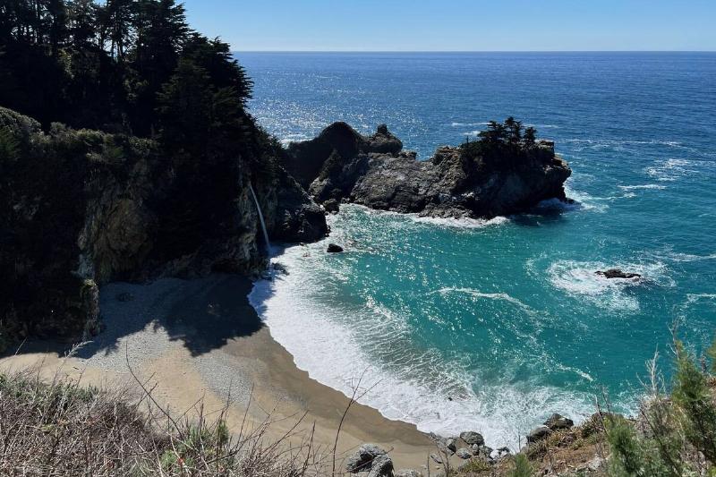 Julia Pfeiffer Burns State Park, in Big Sur California.