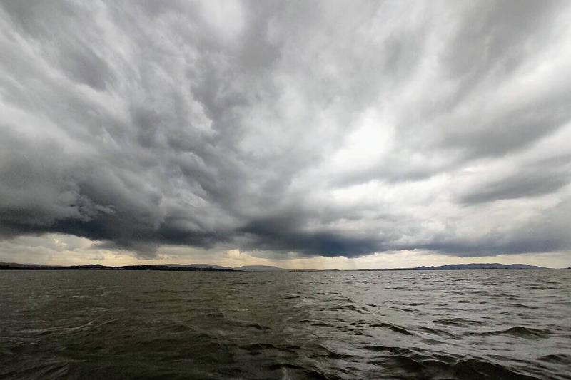 Clouds over Lake Victoria, Uganda. 