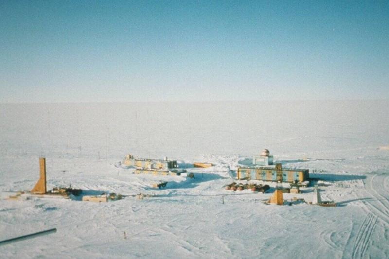 Wostok Station in Antartica. 