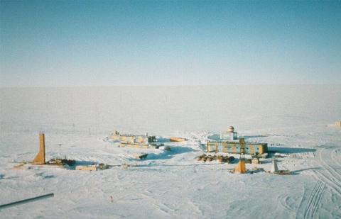 Wostok Station in Antartica. 