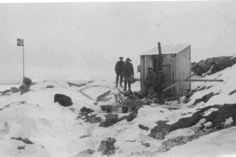 Refuge hut on Cape Circoncision, Bouvet Island.