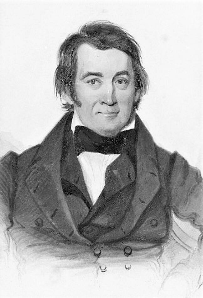 Portrait of David Crockett, 1831.