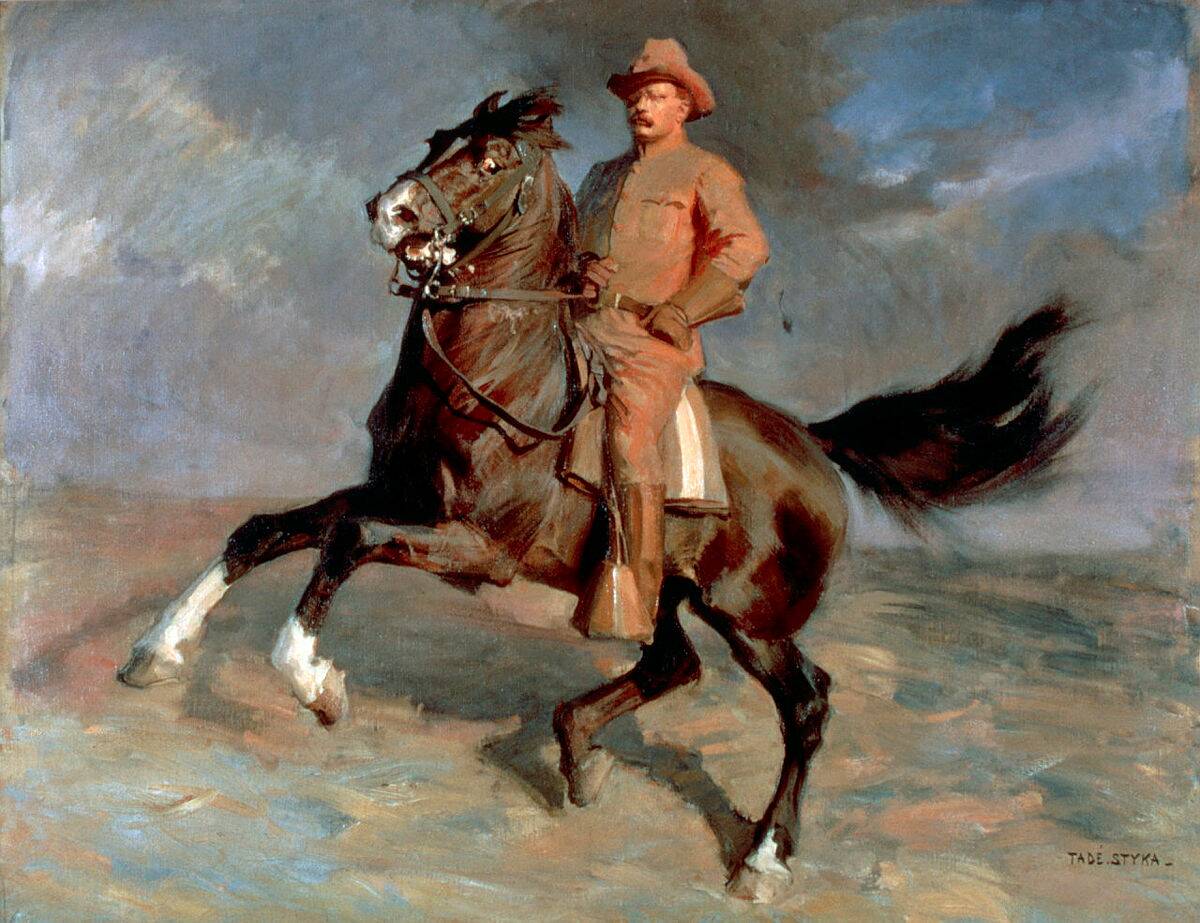 Theodore Roosevelt, painted by Tadé Styka.