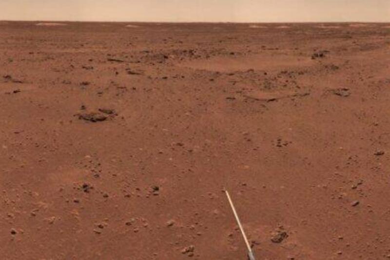 Surface of Mars, as seen from the Zhurong rover, 2022.