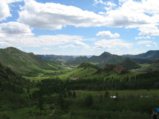 The Khentii Mountains in Terelj - Public Domain