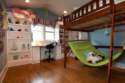 bunk bed indoor hammock