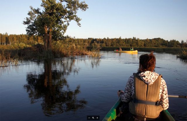 Canoe trips in the Soomaa National Park in Estonia the unique bog area that has five seasons in a year it is claimed by the locals. Picture By: Aivar Ruukel