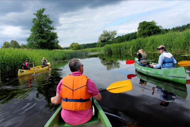 Canoe trip in the Soomaa National Park in Estonia the unique bog area that has five seasons in a year it is claimed by the locals. Picture By: Aivar Ruukel