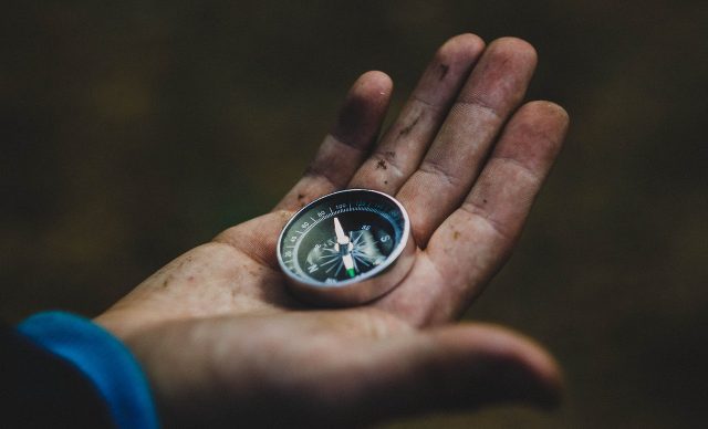 A compass is a must-have in wilderness