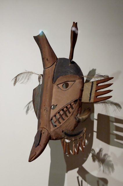 Fish mask of the Yupi’k people.