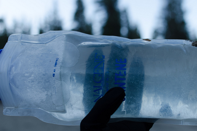 Frozen Water Bottle – Author: Dan Hurt – CC BY-SA 2.0