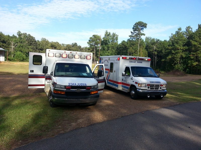 Rescue ambulance vans