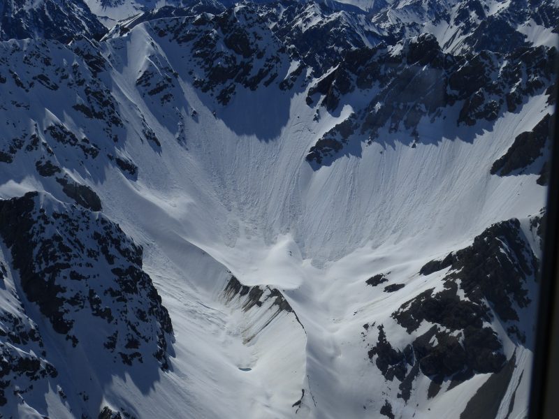 Most avalanches happen on steep slopes
