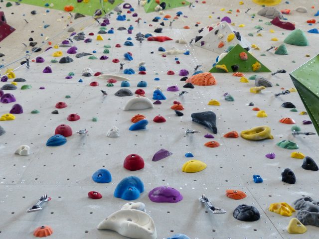 Climbing gym structure